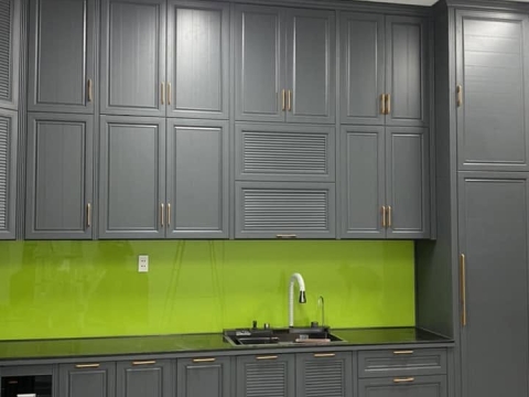 DỰ ÁN THI CÔNG TỦ NỘI THẤT CÁNH KÍNH ĐỨC HÒA 