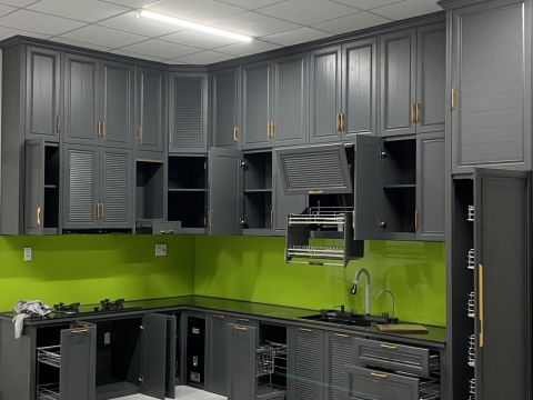 DỰ ÁN THI CÔNG TỦ NỘI THẤT CÁNH KÍNH ĐỨC HÒA 