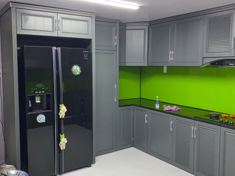 DỰ ÁN THI CÔNG TỦ NỘI THẤT CÁNH KÍNH ĐỨC HÒA 