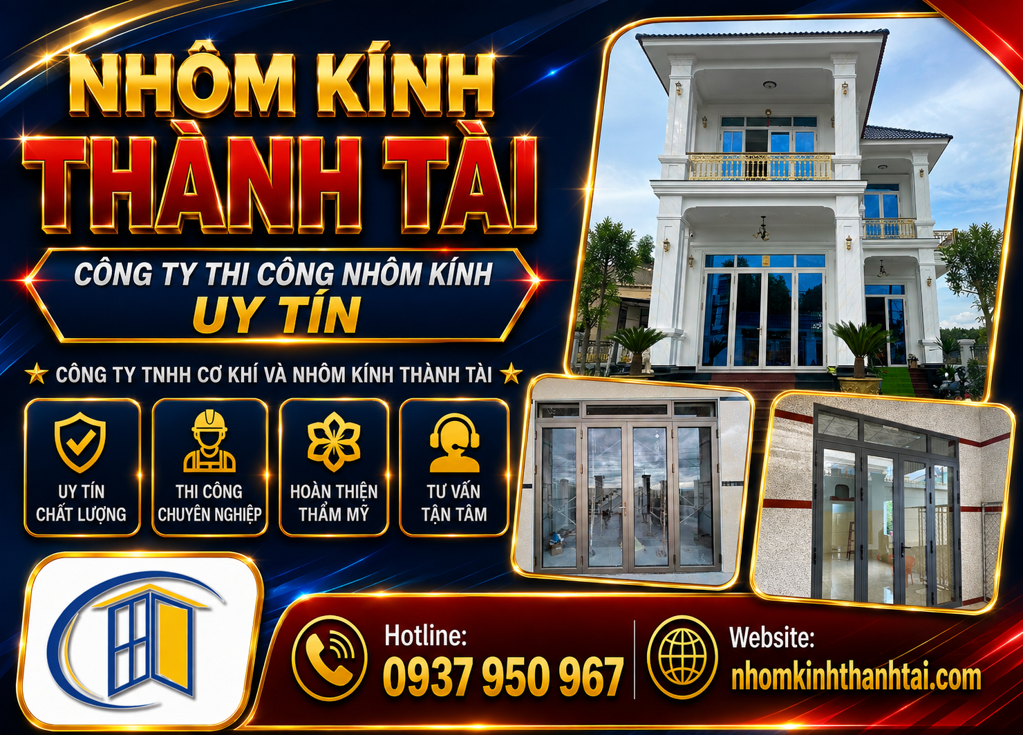 Công ty thi công nhôm kính uy tín