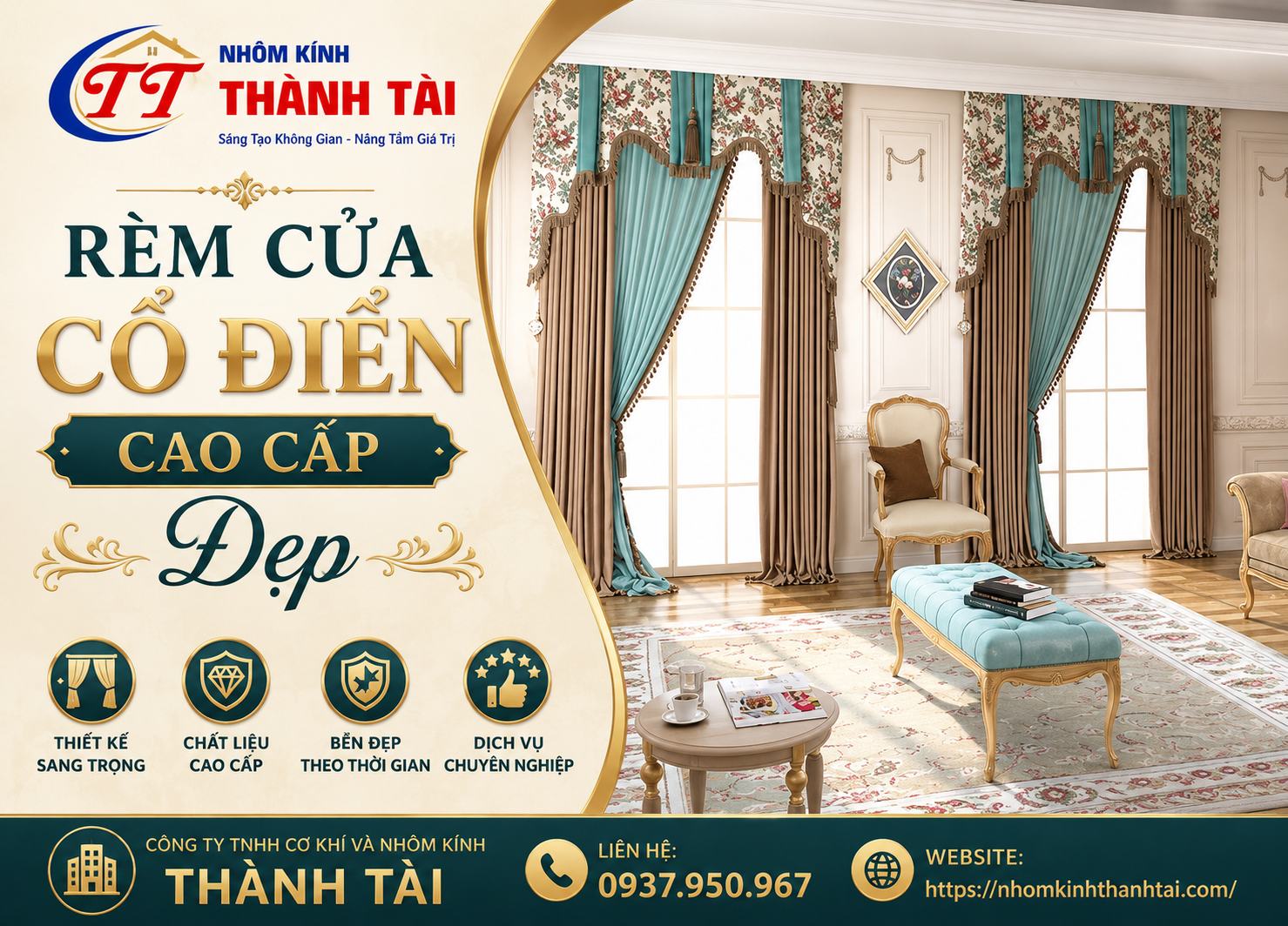 Lắp đặt rèm cửa tại Đức Hòa, Long An giá rẻ