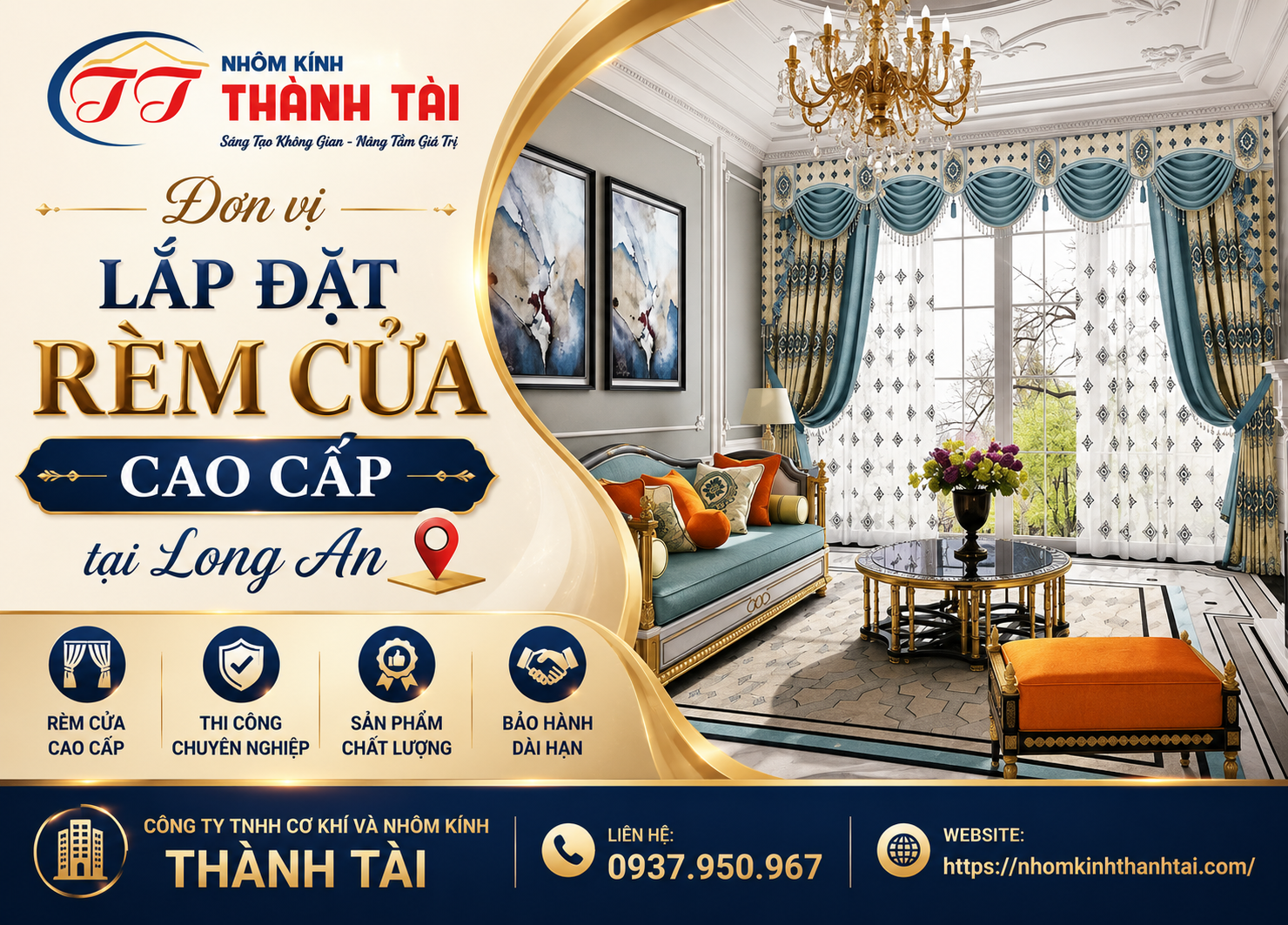 Rèm Cửa Đẹp Long An
