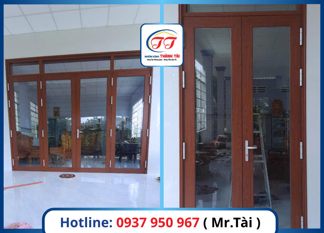 Thi Công Nhôm Kính Giá Rẻ Hóc Môn Cửa Nhôm Mờ Phòng Bếp Nhôm Kính Thành Tài