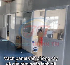 Vách Panel xốp và Rockwool chống cháy