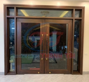 Cửa nhôm thủy lực Owin 2 cánh dày