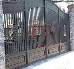 Mẫu cửa cổng sắt đẹp