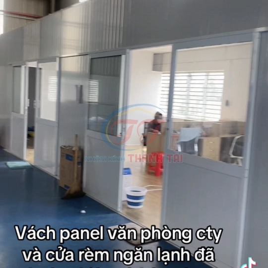 Vách Panel xốp và Rockwool chống cháy