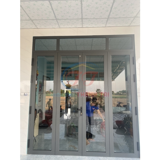 Cửa nhôm Xingfa 2 cánh mở vào - 4 cánh mở ra