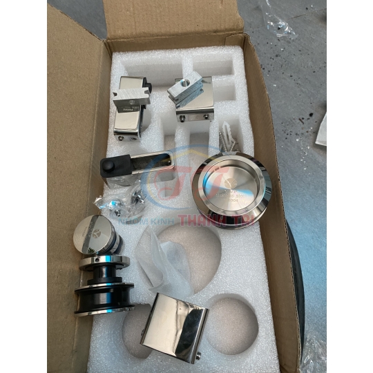 Cabin phòng tắm kính 10mm cường lực mờ a xít 2 mặt phụ kiện ionx304  tăng độ chắc chắn trong quá trình sử dụng 