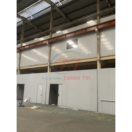 Vách Panel Xốp 50mm ngăn văn phòng