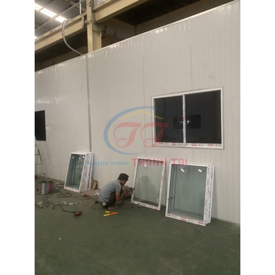 Vách Panel Xốp 50mm ngăn văn phòng