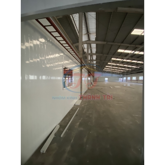 Vách Panel Xốp 50mm ngăn văn phòng