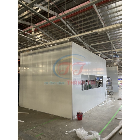 Vách Panel Xốp 50mm ngăn văn phòng